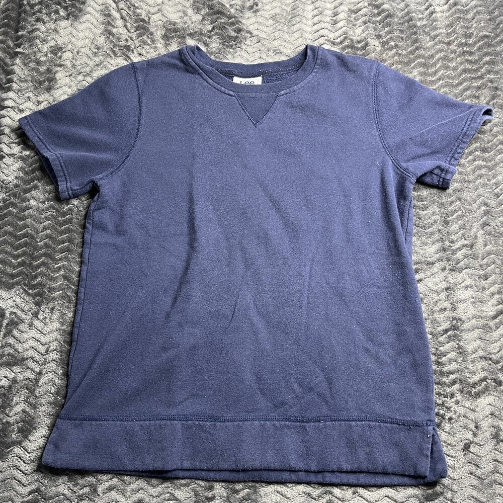 Vintage Lee Sport Embroidered Navy T-Shirt sweatshirt Sz M
